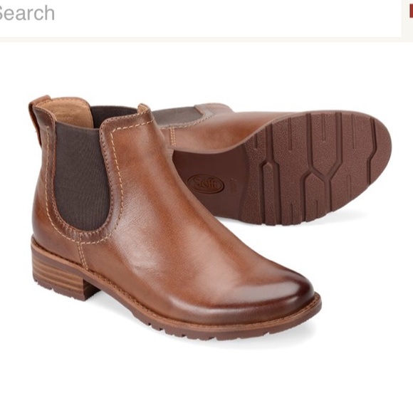 sofft bryanne leather chelsea boot